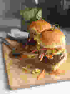 Hot Honey "Chicken Fried" Pork Sliders