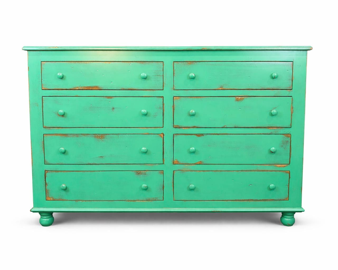 Cottage Eight Drawer Dresser