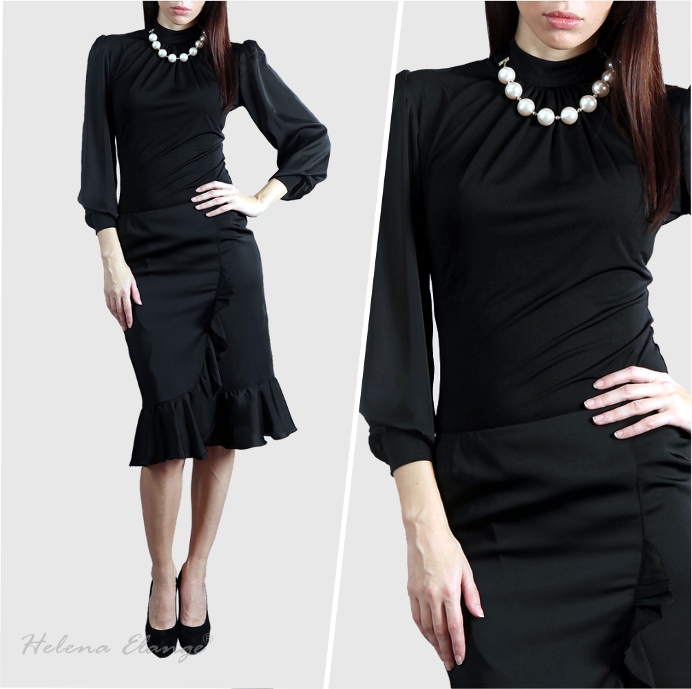 Woman Blouse & Skirt / Business outfit / Helena Elange