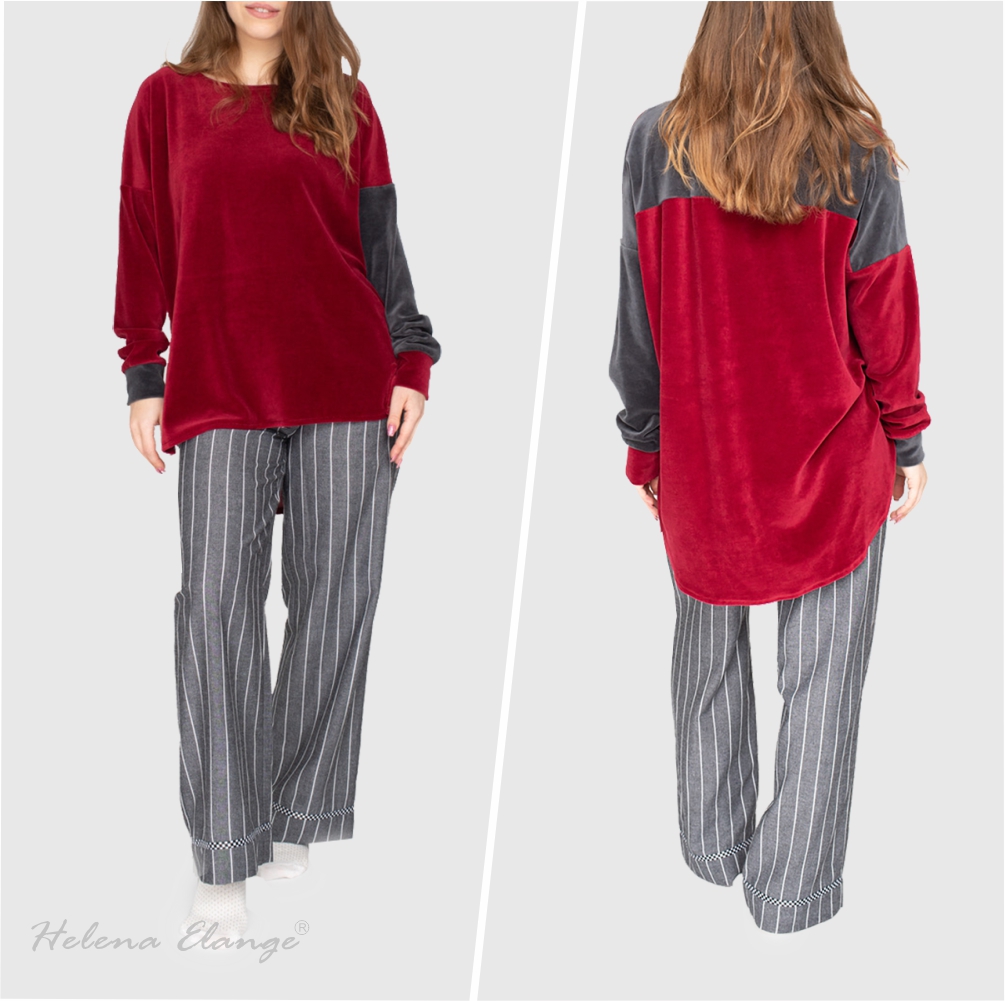 Home suit “Velvet” / Home wear/ Helena Elange