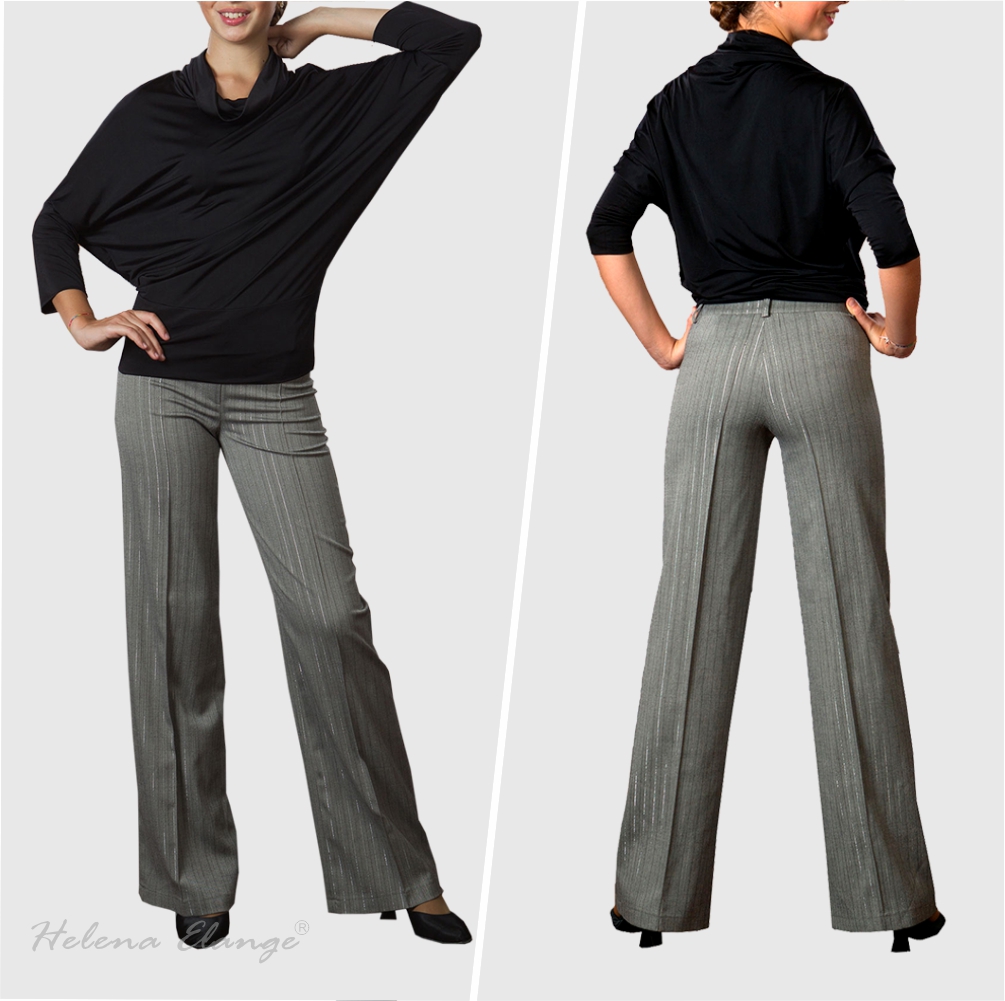 Woman wide leg trousers & Blouse / Business outfit / Helena Elange