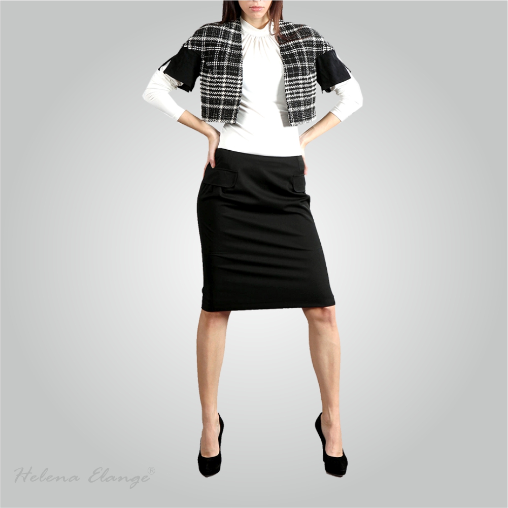 Tube skirt & Bolero / Business outfit / Helena Elange