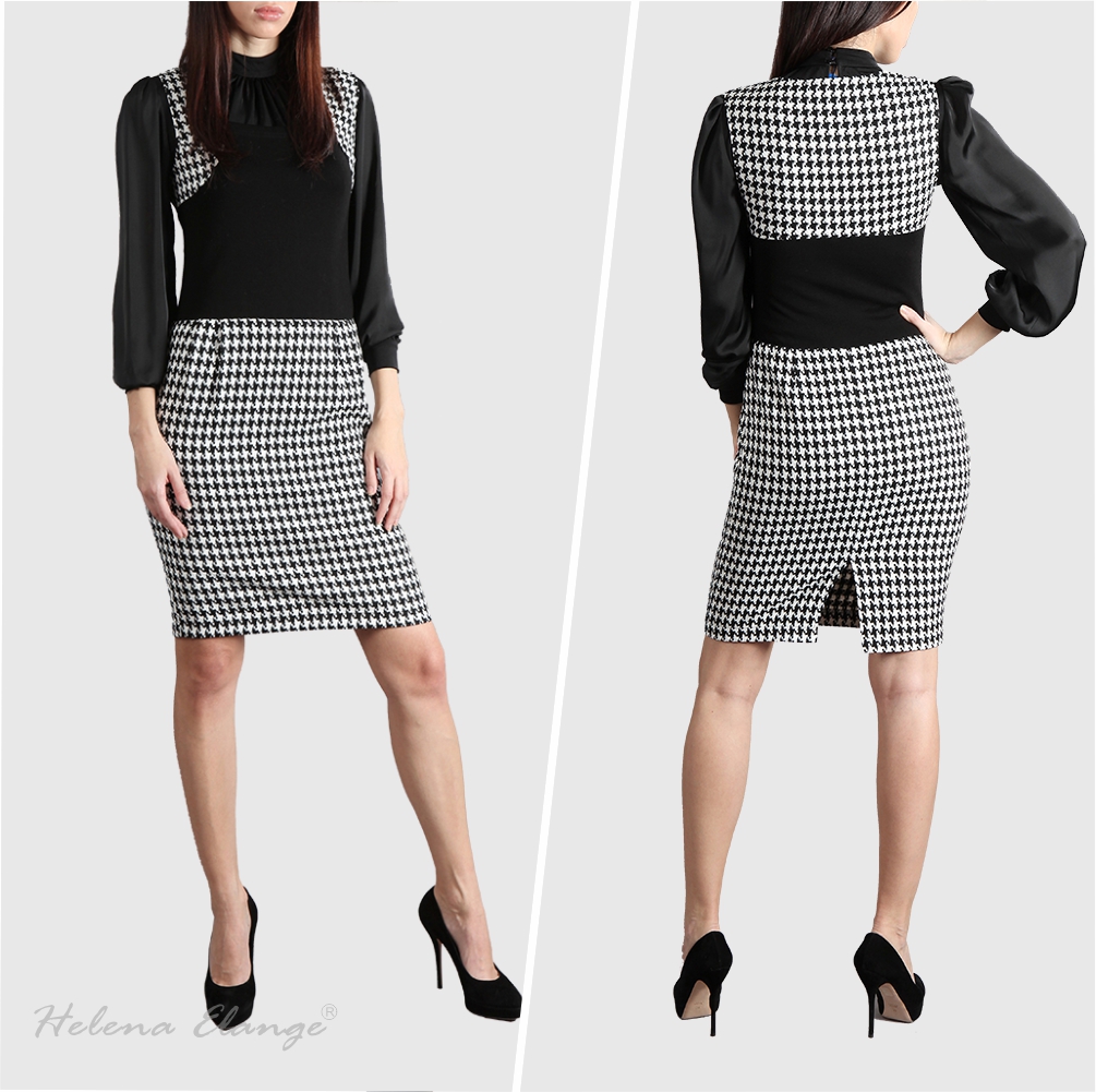 Woman sheath Dress & Blouse / Business outfit / Helena Elange
