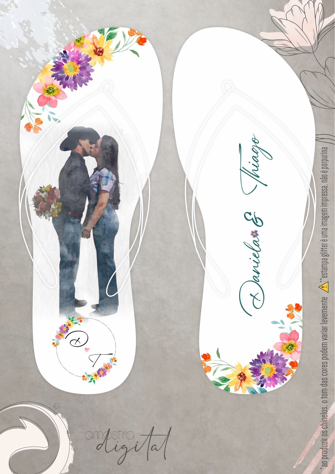 Amostra Daniela Folha Ramalho • Tira Slim Lilás Perolado