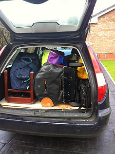 Loading Mondeo for Touring