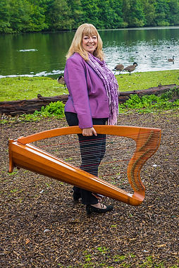 Eira with her Starfish Glencoe Harp 2