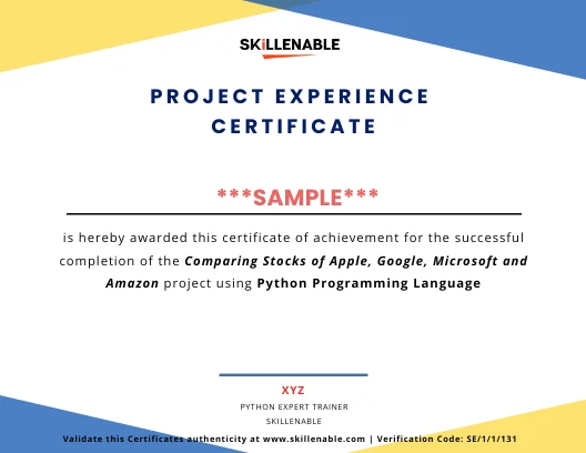 Certificate - Data Science Project.webp
