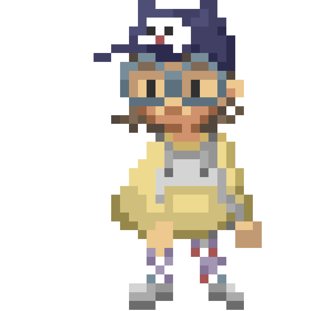 Personnage enfant pixel art mignon