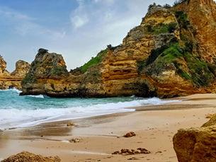 The beautiful coast of Lagos, Portugal