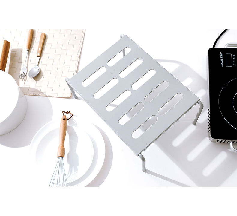 Thumbnail: LiGo Adjustable Storage Rack for Kitchen Organization