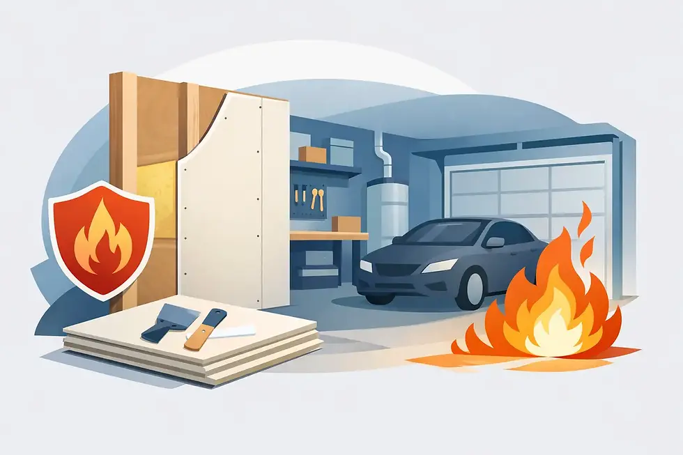 Fire Rated Drywall Garage Basics for Homeowners