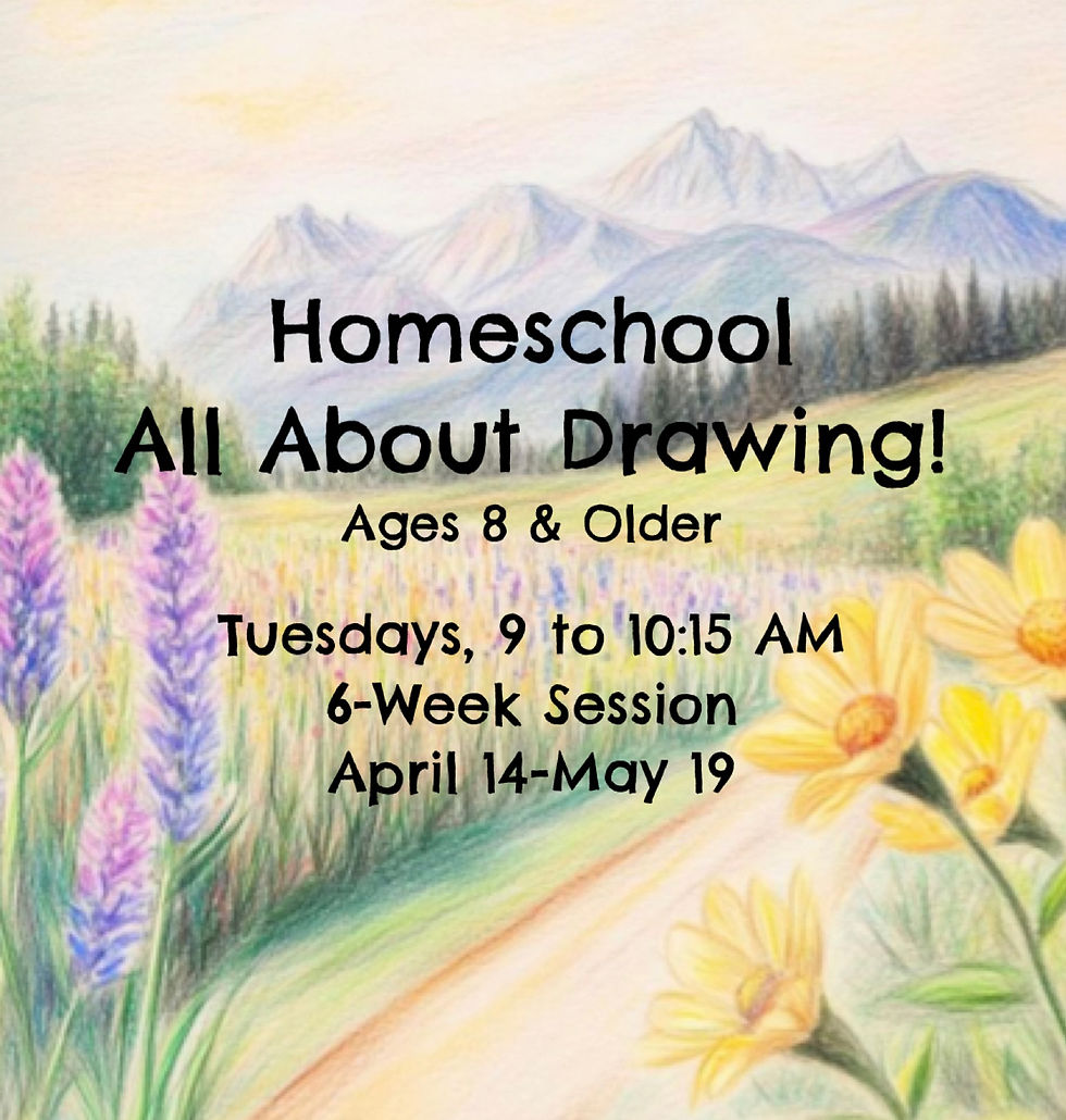 Homeschool "All About Drawing!" Tuesdays