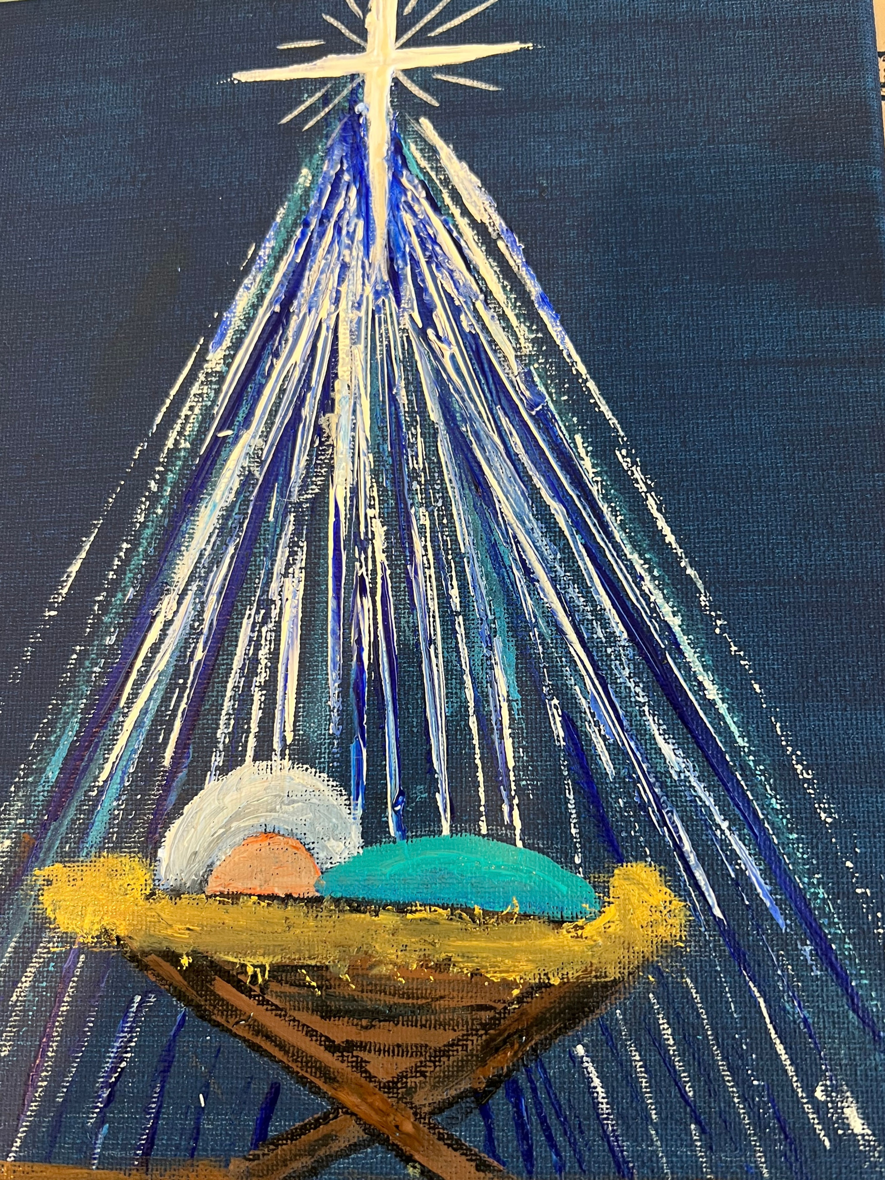 Away in a Manger Painting Kit