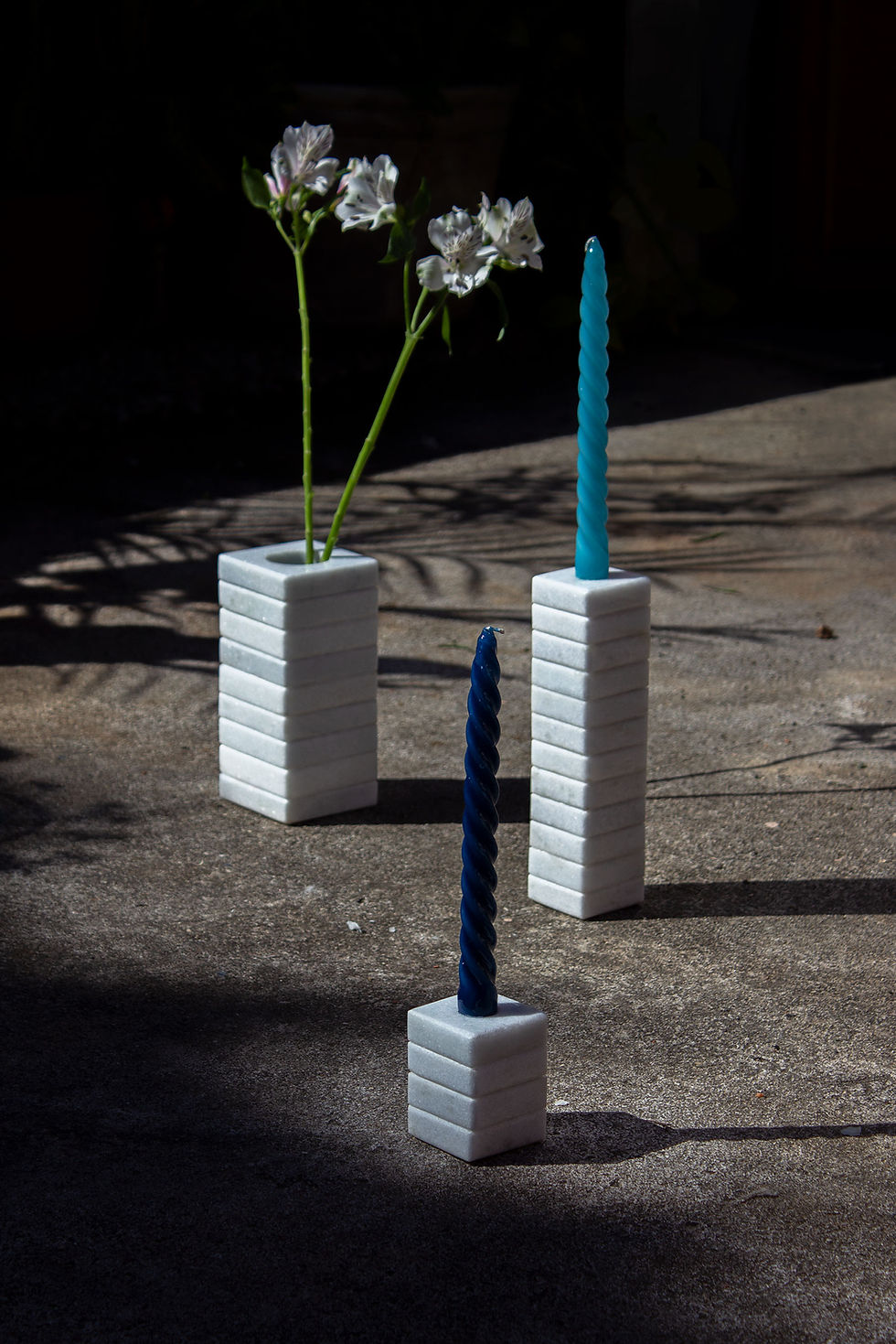 Thumbnail: CASTIÇAL BLOCOS ALTO