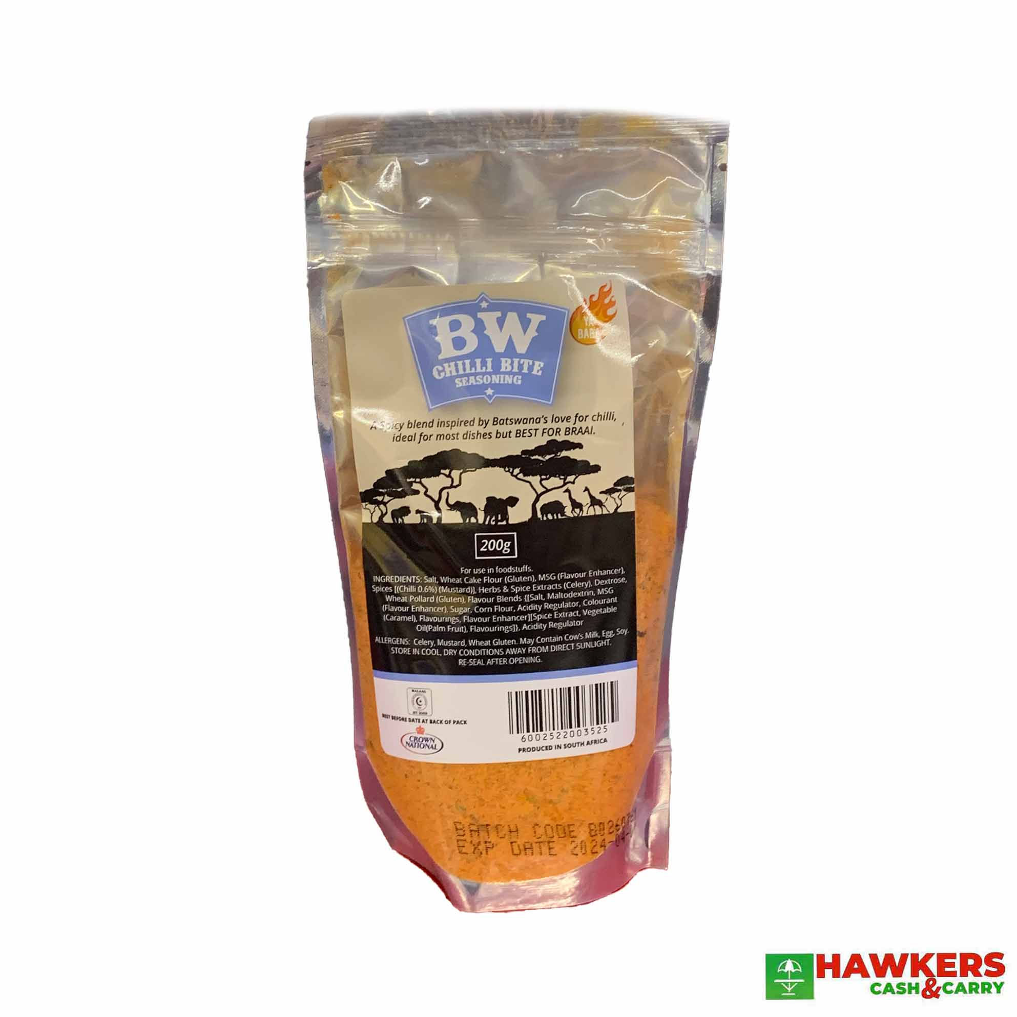 Crown National BW Chilli Bite Seasoning 200g