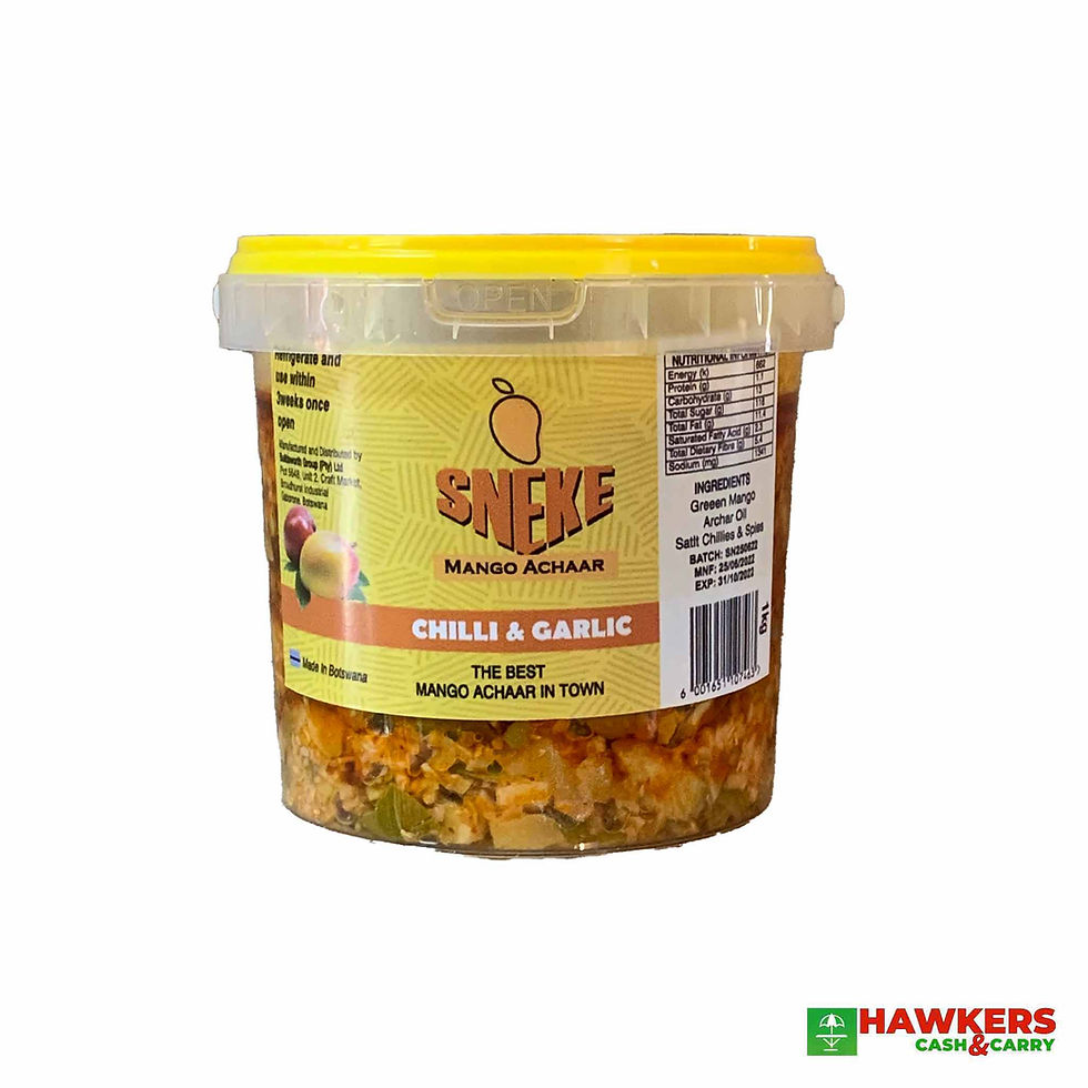 Sneke Mango Achaar Chilli & Garlic 1kg