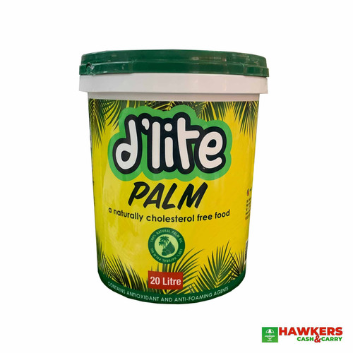 d'lite palm cooking oil 20L Hawkers Cash & Carry