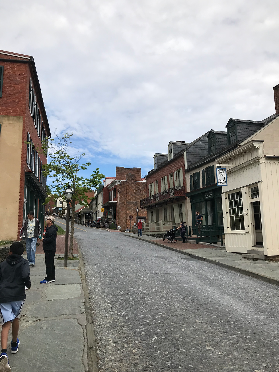 A street in Harper's Ferry, WV