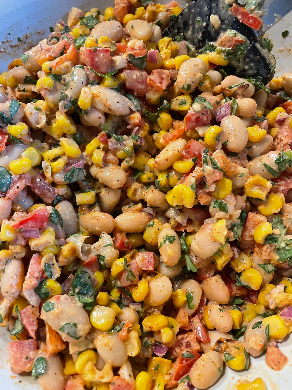 High Protein Corn Bean Salad Recipe