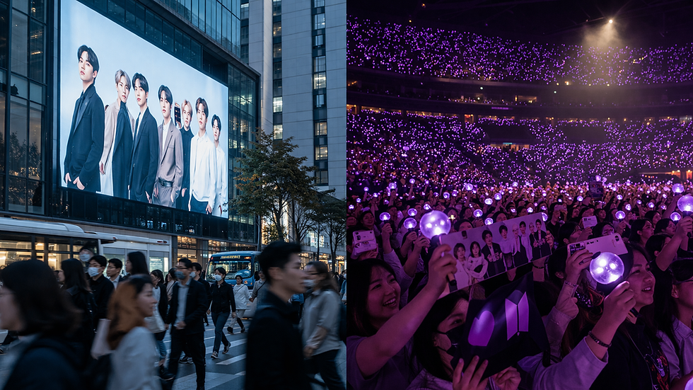 Global fandom economy market scale — ASEAN APAC GCC brand partnership opportunity map for K-Pop and Asian entertainment 2026
