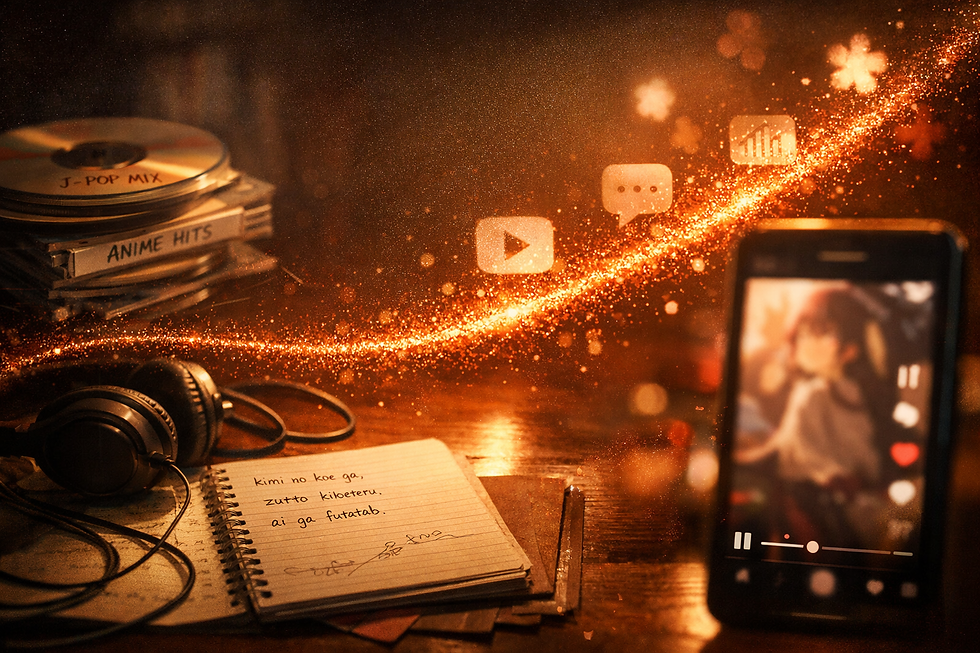 Abstract image illustrating emotional capital as a cultural strategy, showing how brands and live music moments activate identity, memory, and long-term loyalty in Asia.