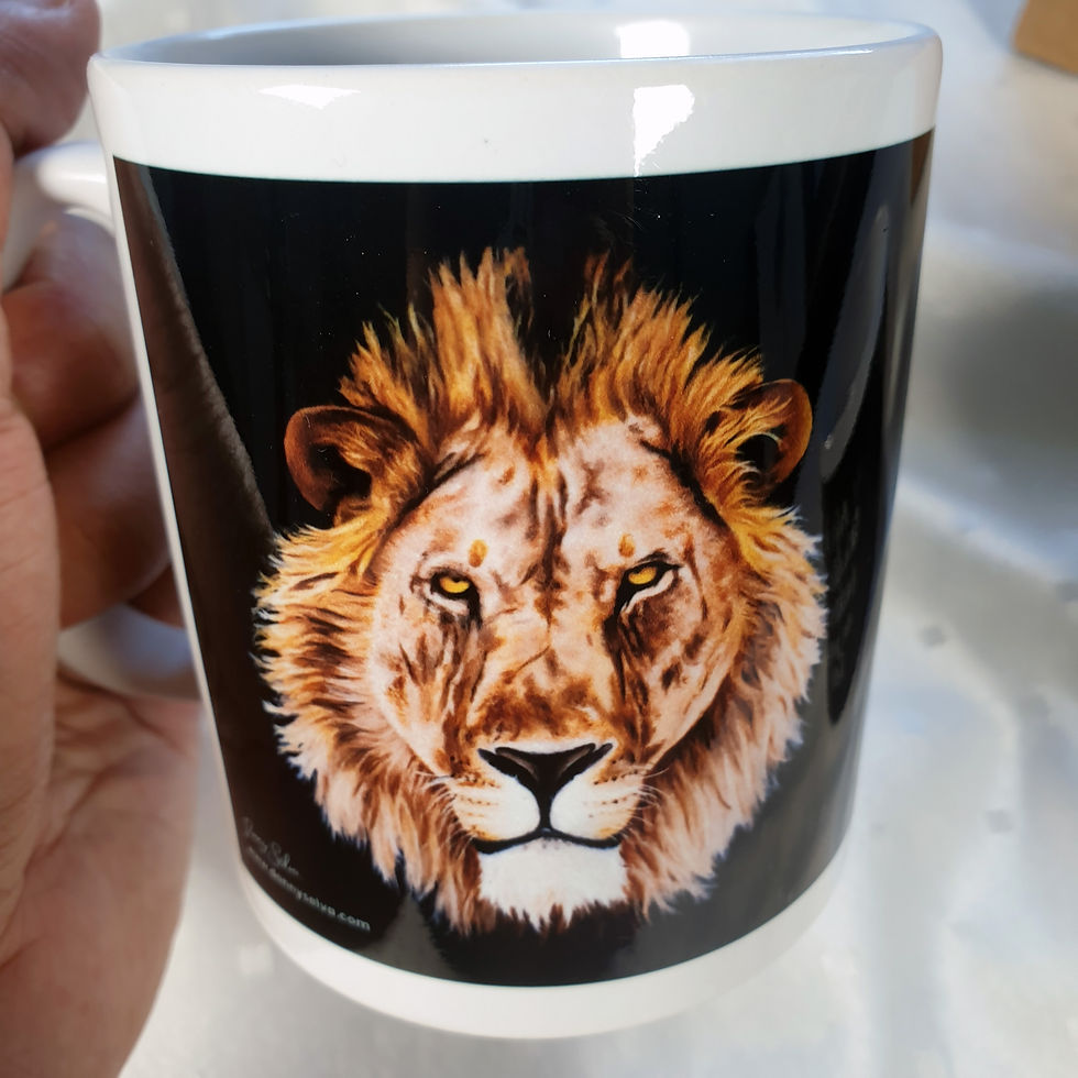 Miniaturbild: Tasse Löwe Sprüche 28,1 - Amazone Schrift