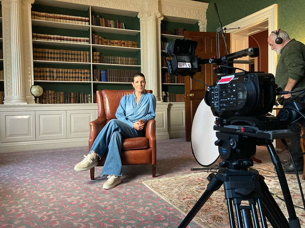 Behind the scenes contributing to a new show