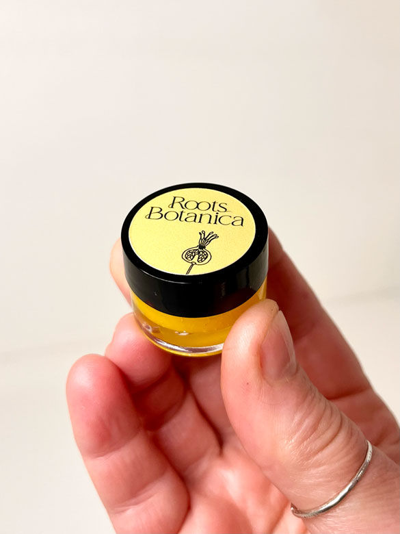 Voorbeeld van voedende ooggel