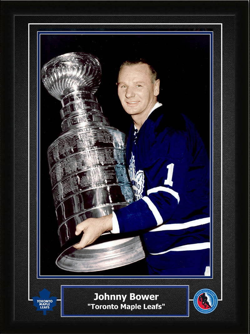 Johnny Bower Toronto Maple Leafs 12x16" Frame