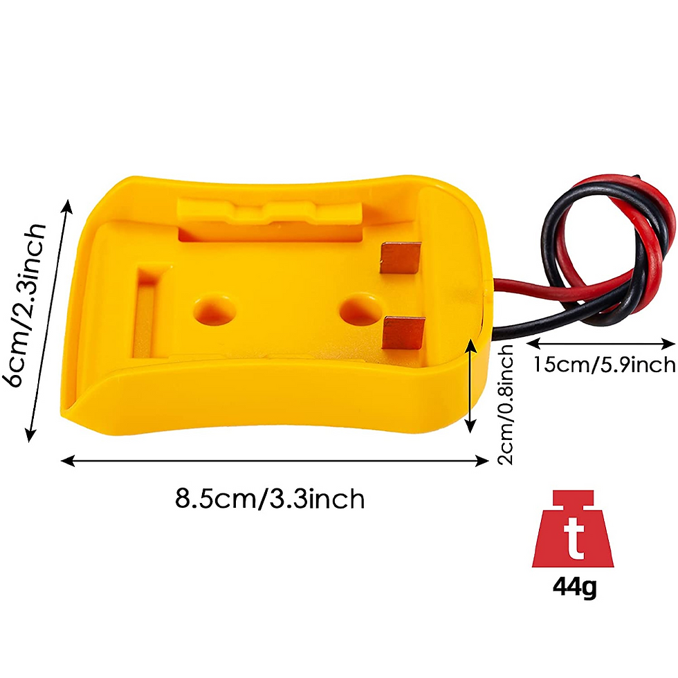 Thumbnail: Power Connector DIY Battery Adapter Holder Dock For DeWalt 18V/20V Max Battery