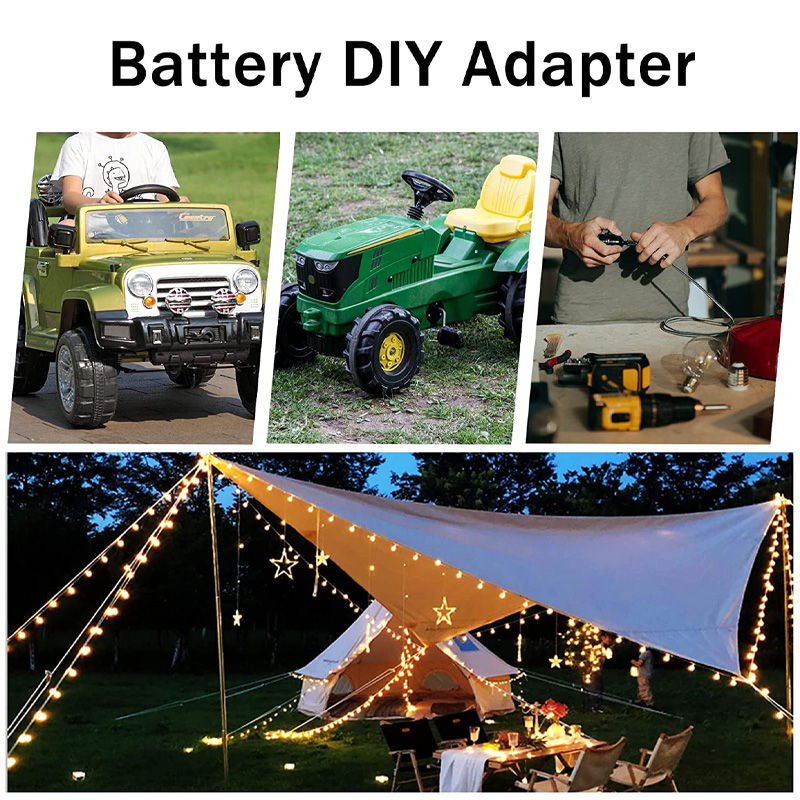 Thumbnail: Power Connector DIY Battery Adapter Holder Dock For DeWalt 18V/20V Max Battery