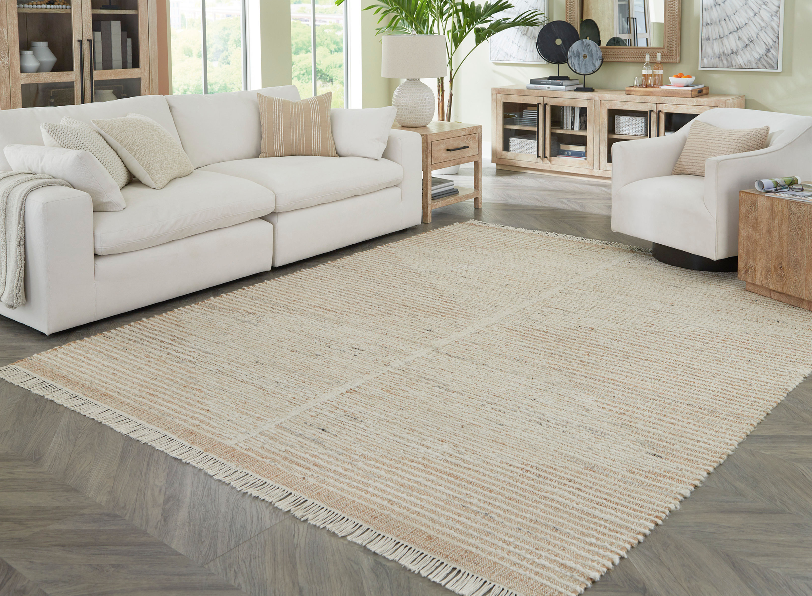 Millennium Natural/Cream Large Rug