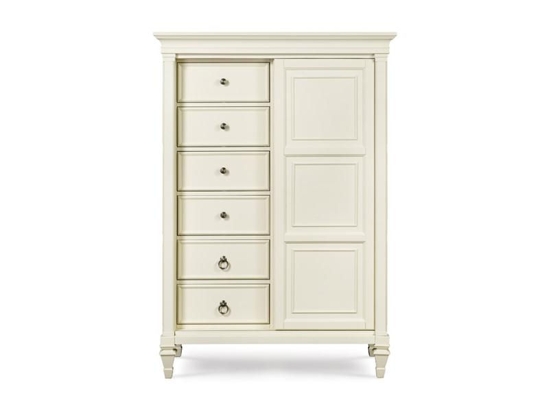 Ashby Patina White Wood Chest