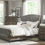 Thumbnail: Rachelle Gray Velvet Upholstered Queen Bed