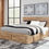 Thumbnail: Hyanna Tan 3-Sided Storage Bedroom Set