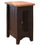 Thumbnail: Pueblo Black Chair Side End Table
