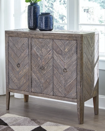 Boyerville Antique Gray Accent Cabinet