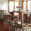 Thumbnail: Pinnadel Light Brown Upholstered Swivel Barstool