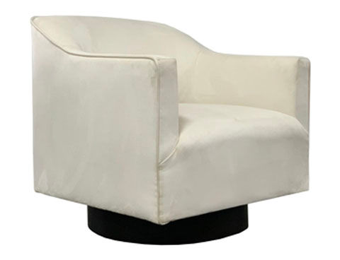Phantasm Chalk Swivel Accent Chair
