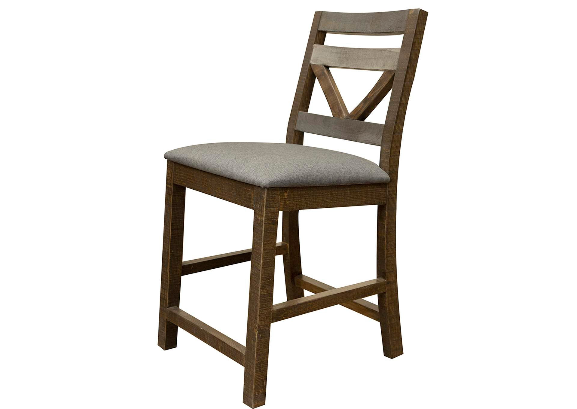 Loft Brown Two-Tone Gray/Brown 24" Barstool
