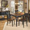 Thumbnail: Owingsville Black/Brown 5-PC Dining Set