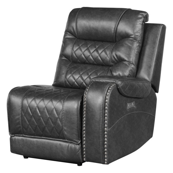Thumbnail: Putnam Gray 6PC Modular Power Reclining Sectional