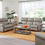 Thumbnail: Torretta Putty Reclining Sofa