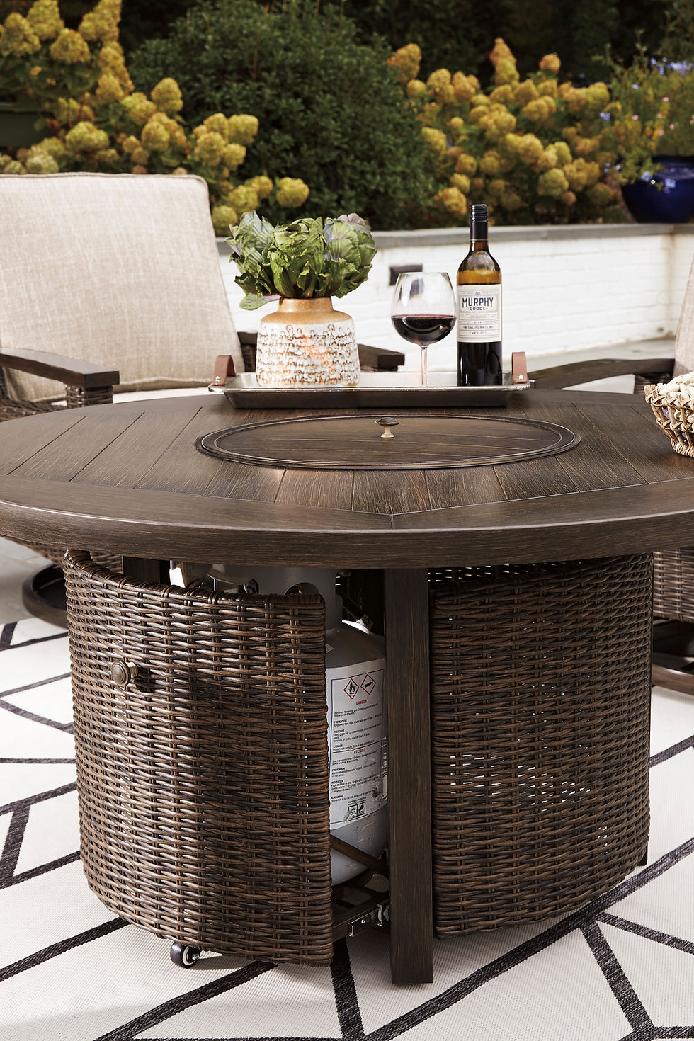 Thumbnail: Paradise Trail Round Fire Pit Table