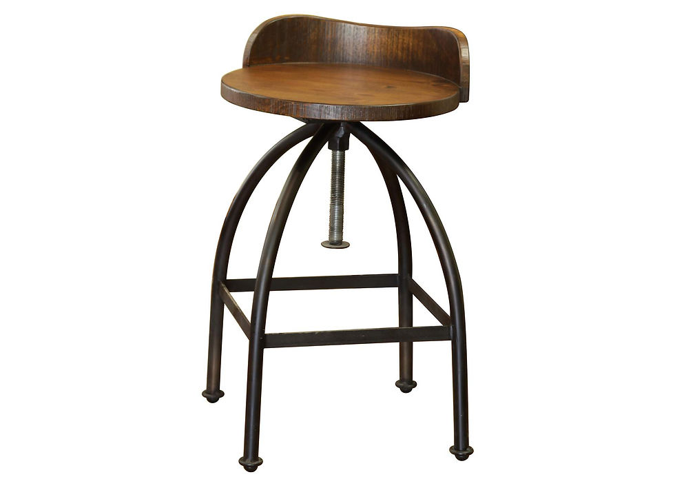 Pueblo Brown Swivel Barstools