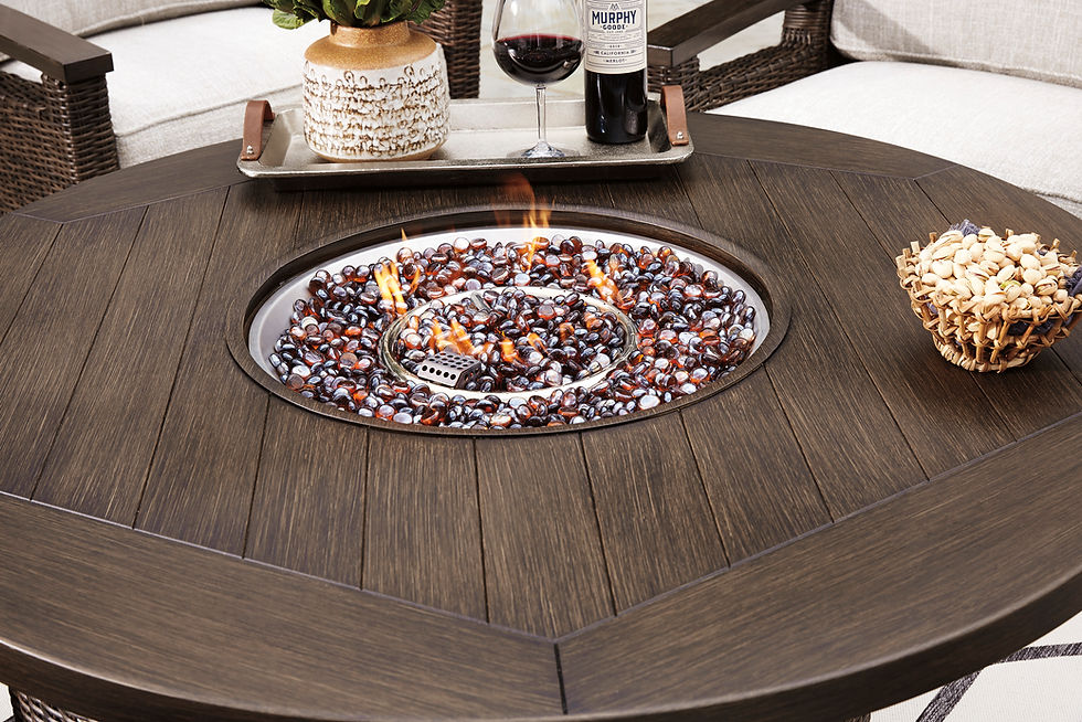 Thumbnail: Paradise Trail Round Fire Pit Table
