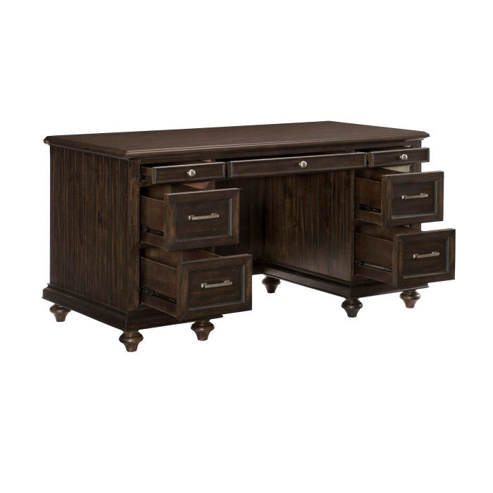 Thumbnail: Cardano Dark Brown Executive Desk