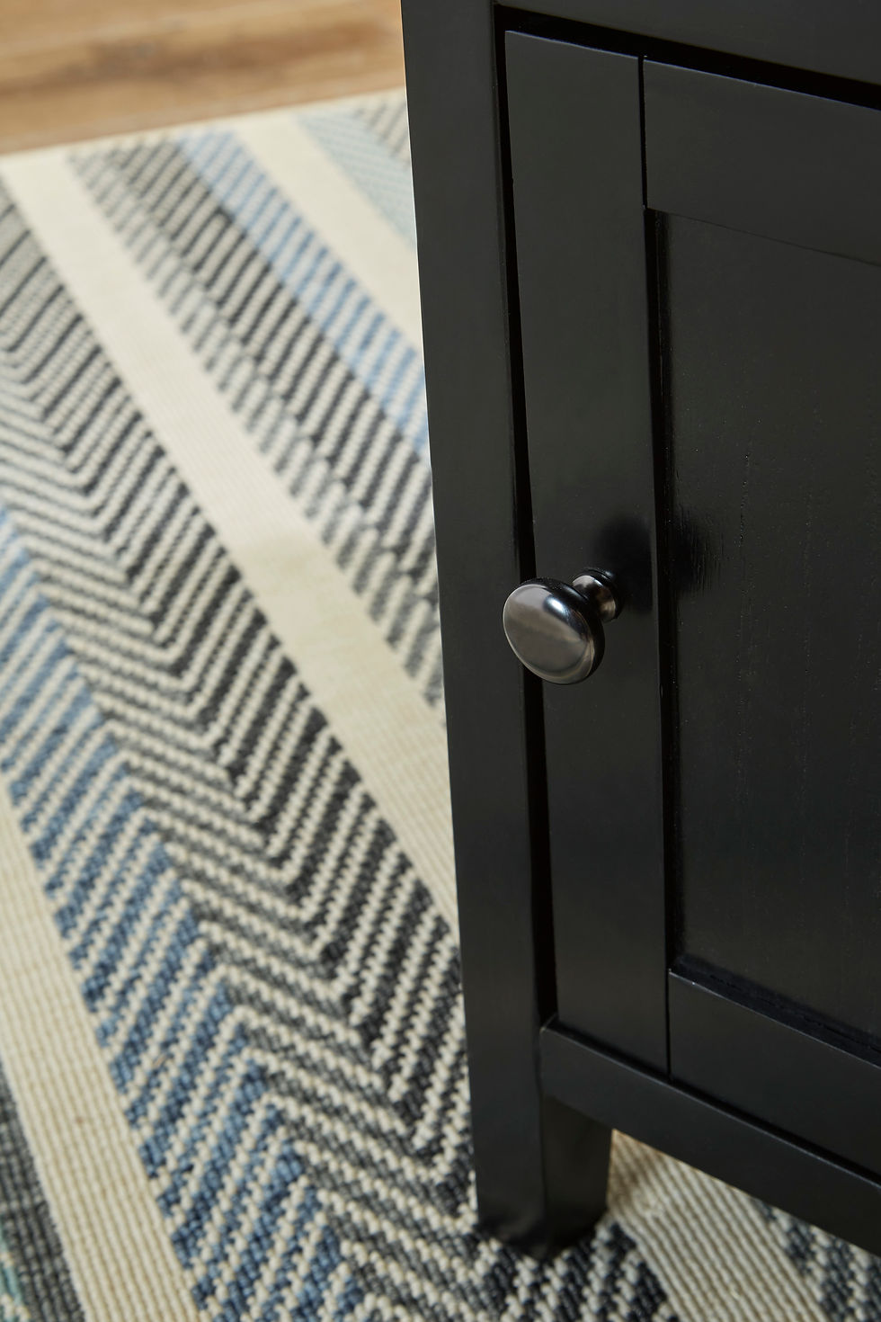 Thumbnail: Treytown Black Chairside End Table