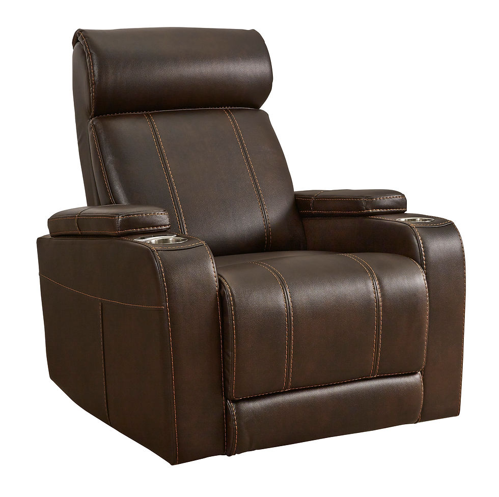 Thumbnail: Screen Walnut Time Power Recliner