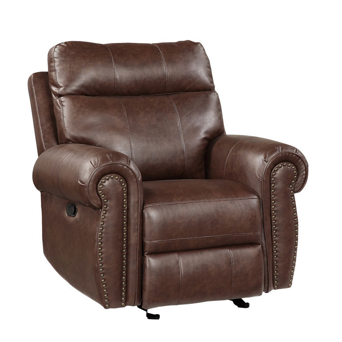 Granville Brown Swivel Recliner
